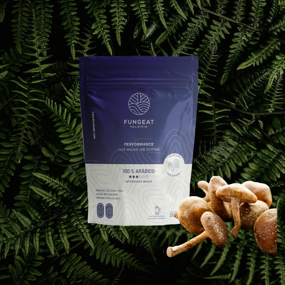 Café Performance con hongo Shiitake 250g