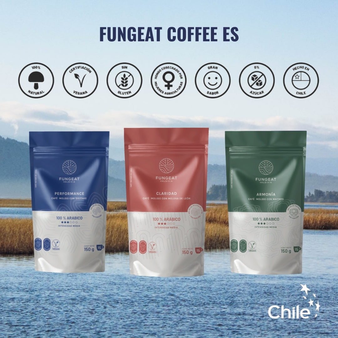 Café Performance con hongo Shiitake 250g