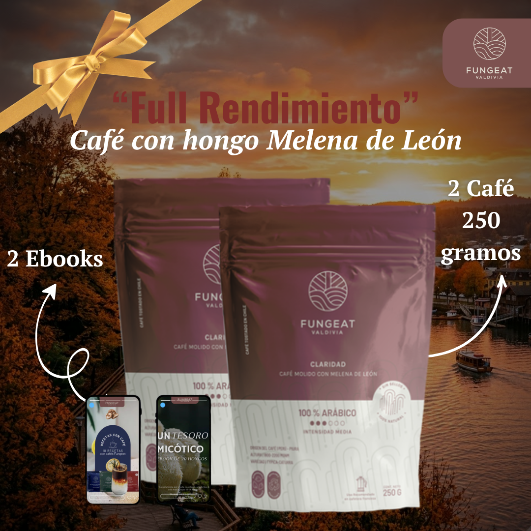 Pack Café con Melena de León 250g + Ebooks + Envío gratis