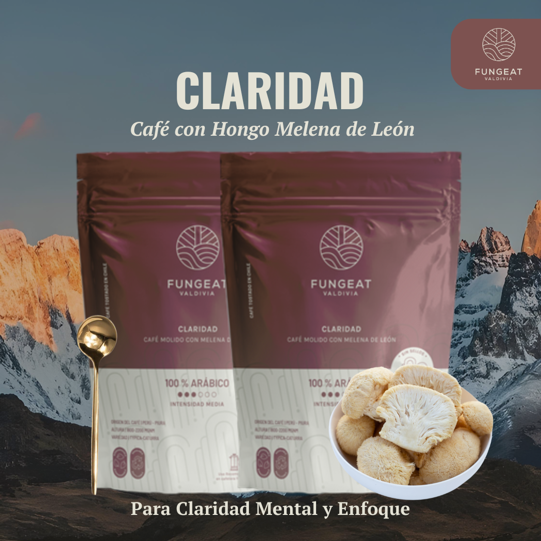 Pack Café Claridad con Hongo Melena de León + Ebooks + Envío gratis