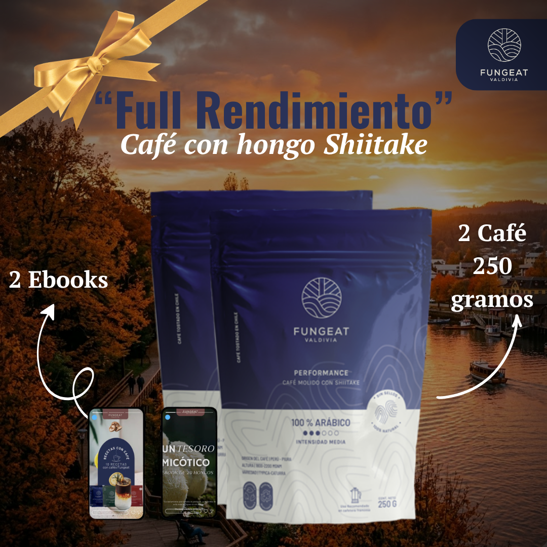 Pack Full Rendimiento con Hongo Shiitake + Ebooks + Envío gratis