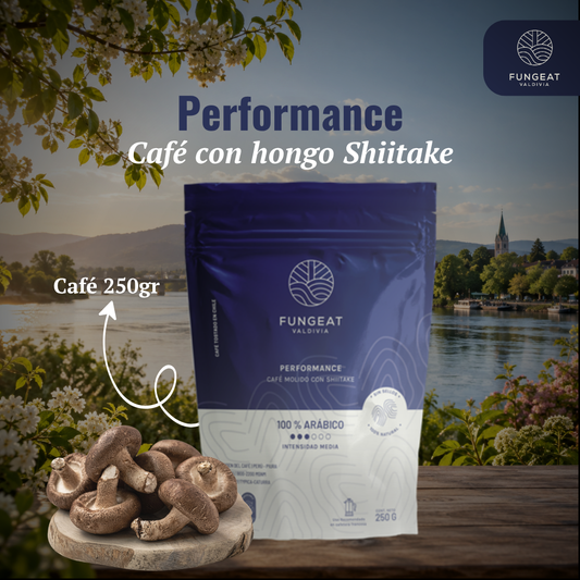 Café Performance con hongo Shiitake 250g