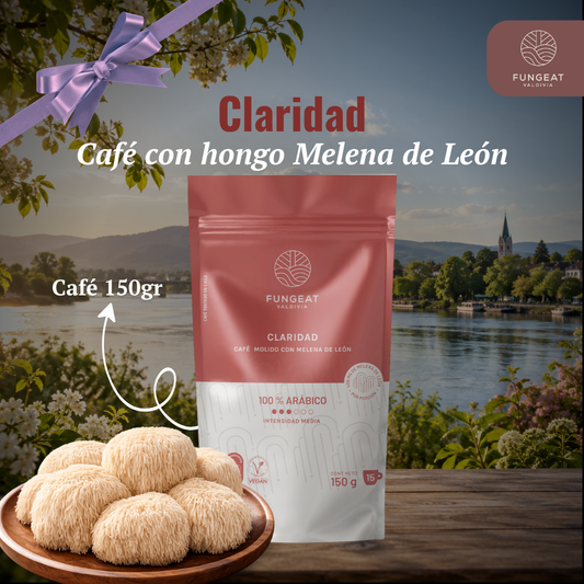 Café Claridad con hongo Melena de León 150g