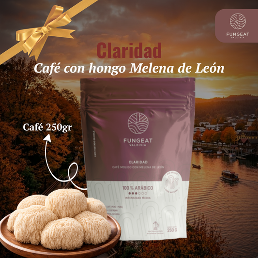 Café Claridad con hongo Melena de León 250g