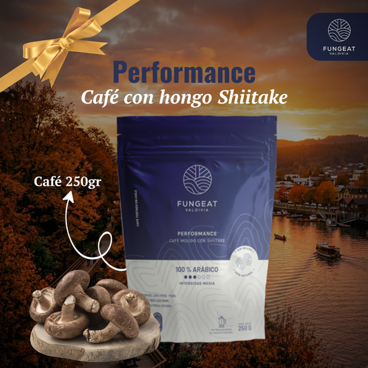 Café Performance con hongo Shiitake 250g