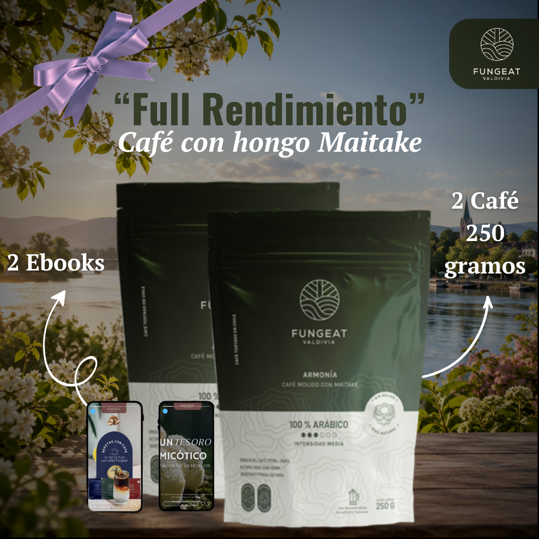 Pack Full Rendimiento con Hongo Maitake (250g + 250g + 2 Ebooks)