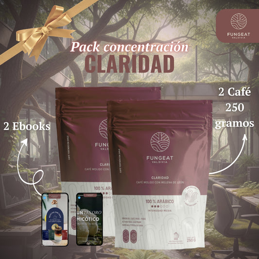 Pack Concentración con Hongo Melena de León + Ebooks + Envío gratis