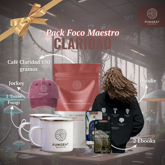 Pack Foco Maestro (150 g) + Merch + 2 Ebooks